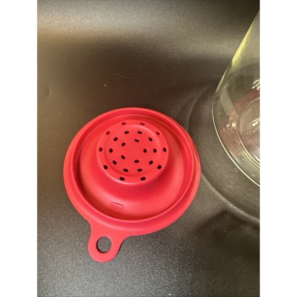 Catamount Glass Microwave Popcorn Popper Corn Popper 2 1/2 Quarts EUC - Picture 4 of 10